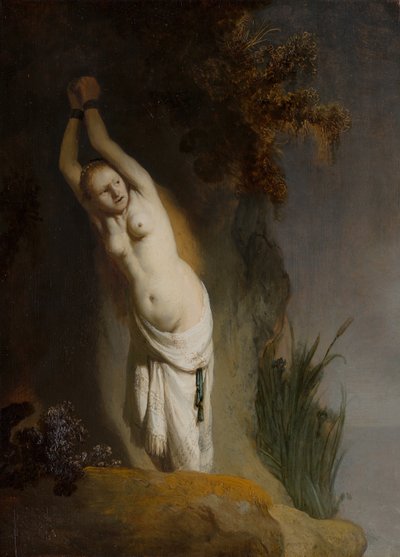 Andromeda, c.1630 by Rembrandt van Rijn
